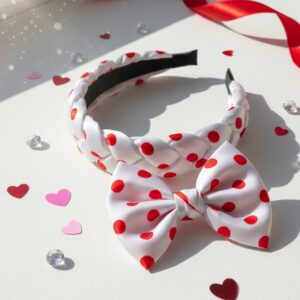 satin hair combos: bows & gentle dual color scrunchies