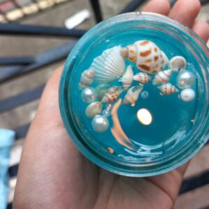 ocean breeze gel candle – hand poured coastal decor by pnnstyle®